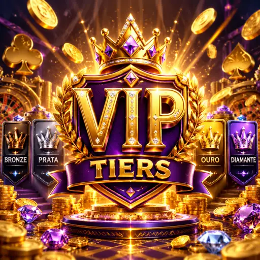 Escada de níveis do programa VIP do J73 Ouro Bet, do Bronze ao Diamante