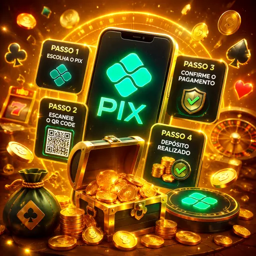 Telas resumidas do fluxo de saque via PIX em cinco etapas